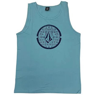 Regata Volcom Circle Texture SM25 Masculina Azul Médio