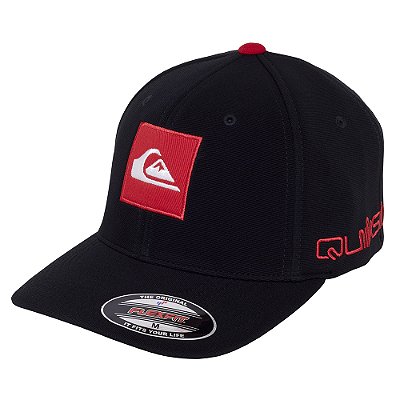 Boné Quiksilver Aba Curva Emb Square Logo SM25 Black