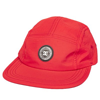 Boné DC Shoes Aba Curva Five Corpo SM25 Vermelho