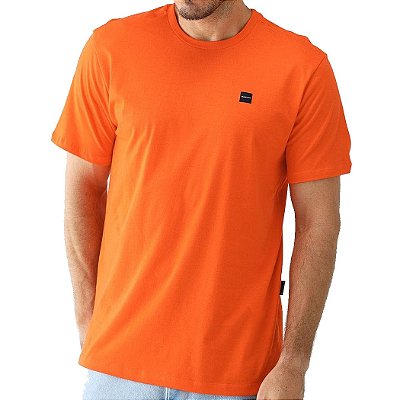 Camiseta Oakley Patch Masculina SM25 Neon Orange
