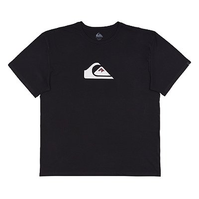 Camiseta Quiksilver Comp Logo Plus Size SM25 Masculina Preto