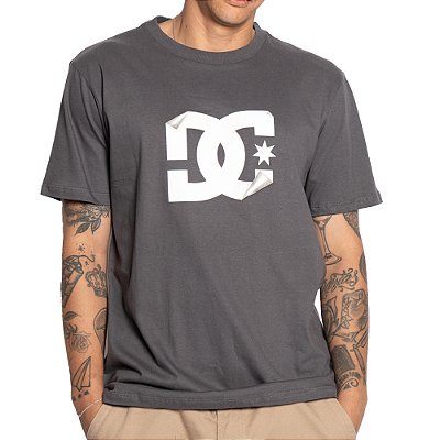 Camiseta DC Shoes DC Star Peel Of SM25 Cinza Escuro