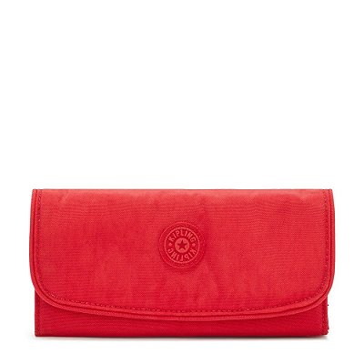 Carteira Kipling Money Land Red Rouge
