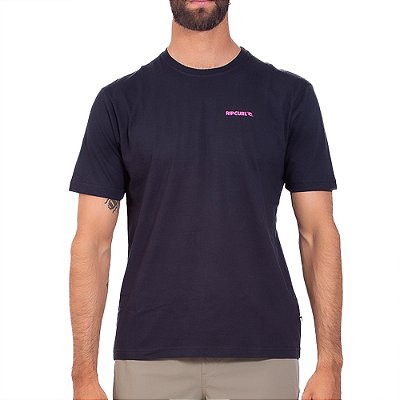Camiseta Rip Curl Brand Icon SM25 Masculina Preto