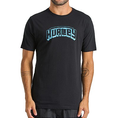 Camiseta Hurley Tiki SM25 Masculina Preto