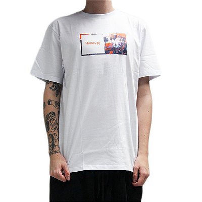 Camiseta Hurley Calibox SM25 Masculina Branco