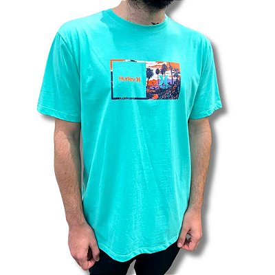 Camiseta Hurley Calibox SM25 Masculina Menta