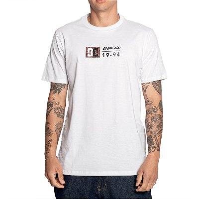 Camiseta DC Shoes DC Split Star SM25 Masculina Branco