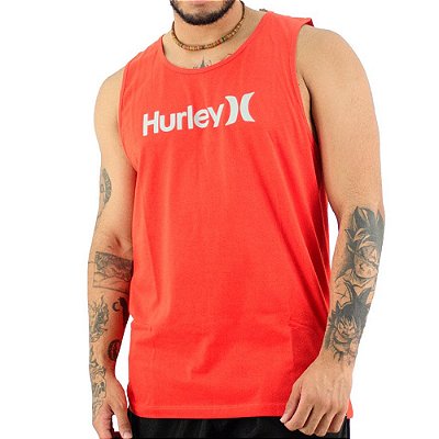 Regata Hurley O&O Solid SM25 Masculina Vermelho