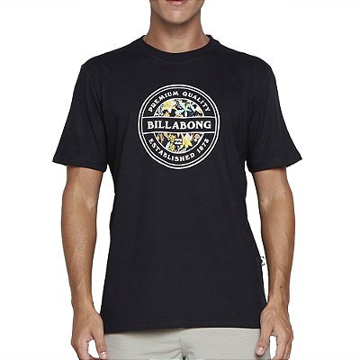 Camiseta Billabong Rotor II SM25 Masculina Preto
