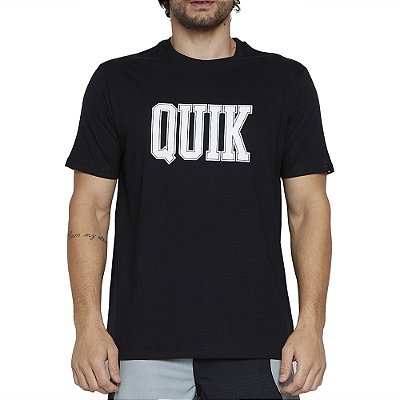 Camiseta Quiksilver Griff Quik SM25 Masculina Preto