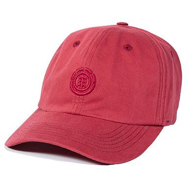 Boné Element Aba Curva Mini Logo Bem SM25 Vermelho
