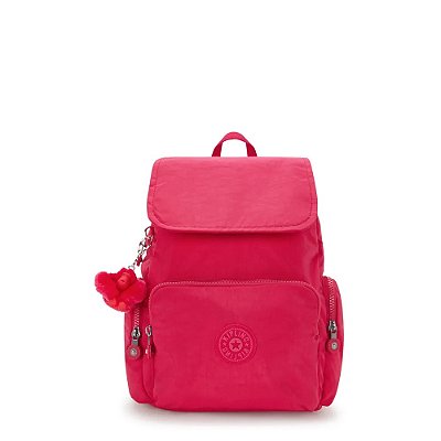 Mochila Kipling City Zip S Confetti Pink