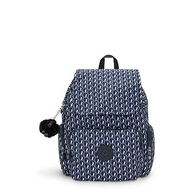 Mochila Kipling City Zip S 3D K Blue