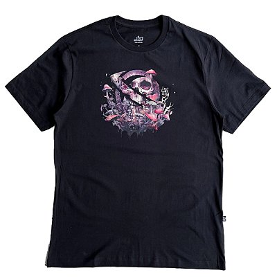 Camiseta Lost Mushrooms Blended SM25 Masculina Preto
