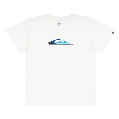 Camiseta Quiksilver Warp Drive Plus Size SM25 Snow White
