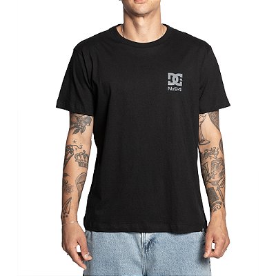 Camiseta DC Shoes Back Stripe SM25 Masculina Preto