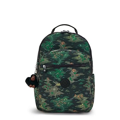Mochila Kipling Seoul College Camo Treasure