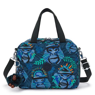 Lancheira Kipling Miyo Blue Monkey Fun