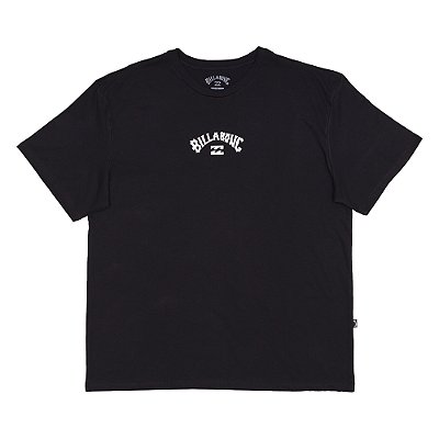 Camiseta Billabong Mid Arch Plus Size SM25 Masculina Preto
