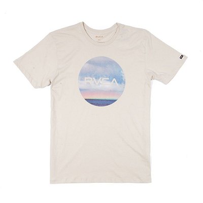 Camiseta RVCA Horizon Motors Bege