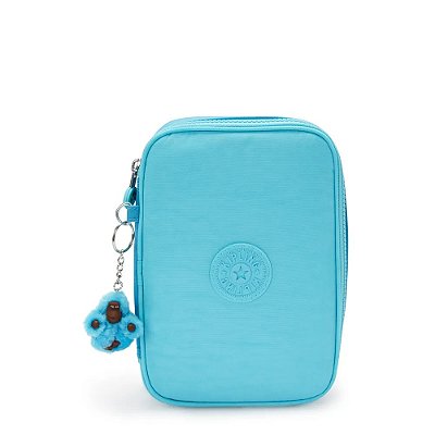 Estojo Kipling 100 Pens Funky Turq Bl