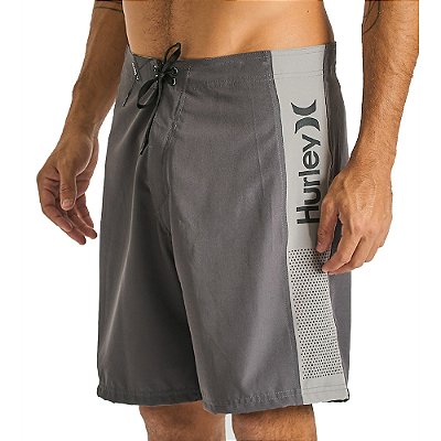 Bermuda Hurley Side Points 19,5" SM25 Masculina Chumbo