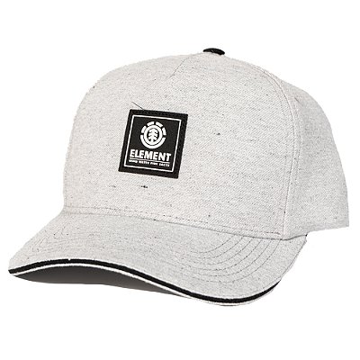 Boné Element Aba Curva Logo Classic SM25 Cinza Mescla