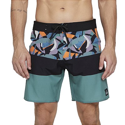 Bermuda Quiksilver Everyday Panel 18" SM25 Masculina Preto