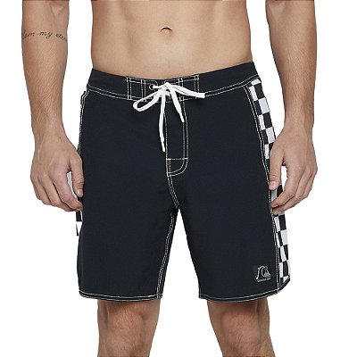 Bermuda Quiksilver Original Arch 18" SM25 Masculina Preto