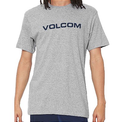 Camiseta Volcom Silk Crisp Euro Cinza Claro
