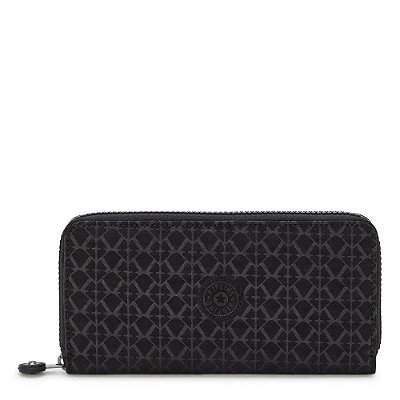 Carteira Kipling Money World Signature Emb