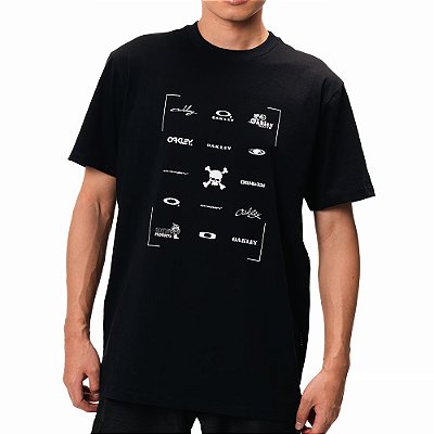 Camiseta Oakley Logomania WT25 Masculina Blackout