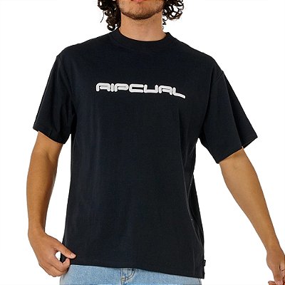 Camiseta Rip Curl Dosed Up Big WT25 Masculina Black