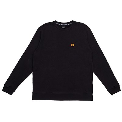 Moletom Hurley Careca Mini Icon II WT25 Masculino Preto