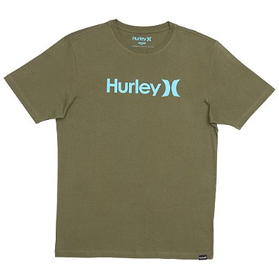 Camiseta Hurley O&O Solid WT25 Masculina Militar
