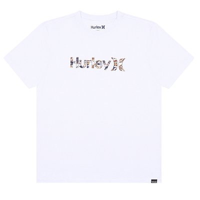 Camiseta Hurley O&O Surf Noise Over WT25 Masculina Branco