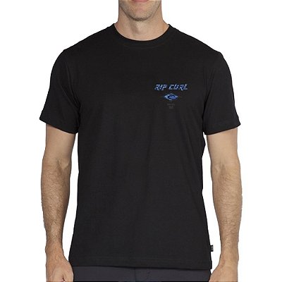 Camiseta Rip Curl Fade Out Icon Art Big WT25 Masculina Black
