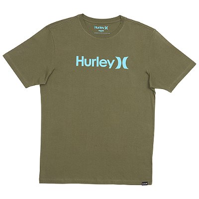 Camiseta Hurley O&O Solid Over WT25 Masculina Militar