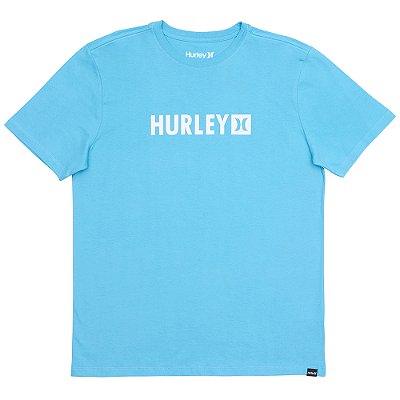 Camiseta Hurley Square WT25 Masculina Azul Claro