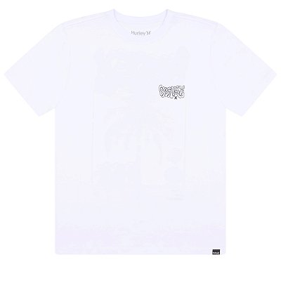 Camiseta Hurley Flow WT25 Masculina Branco