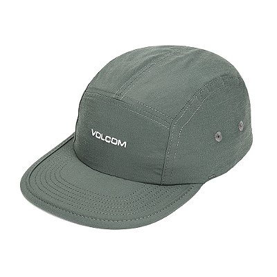 Boné Volcom Aba Reta 5 Panel WT25 Cinza