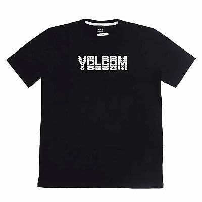 Camiseta Volcom Cement WT25 Masculina Preto