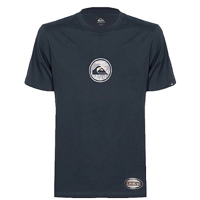 Camiseta Quiksilver Gradient Round Tropicamo WT25 Marinho