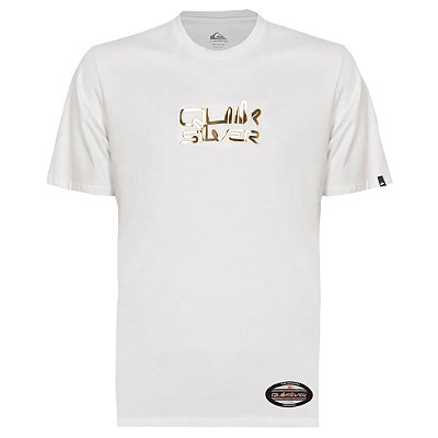 Camiseta Quiksilver Omni Chrone Line WT25 Masculina Branco