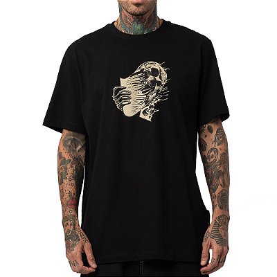 Camiseta MCD Caveira Metamorfose WT25 Masculina Preto
