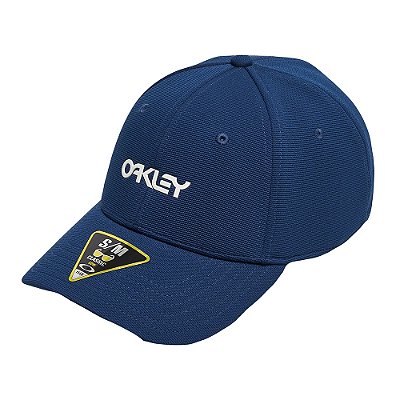 Boné Oakley 6 Panel Stretch Oakley Metallic WT25 Team Navy