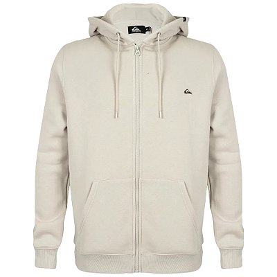 Moletom Quiksilver Aberto Embroidery WT25 Masculino Areia