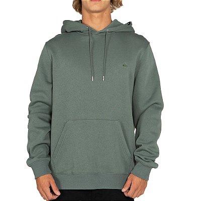 Moletom Quiksilver Canguru Embroidery WT25 Verde Escuro
