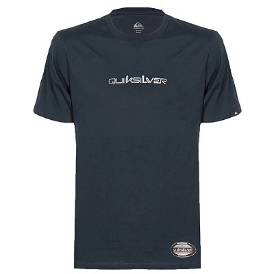 Camiseta Quiksilver Gradient Type New Wave WT25 Marinho
